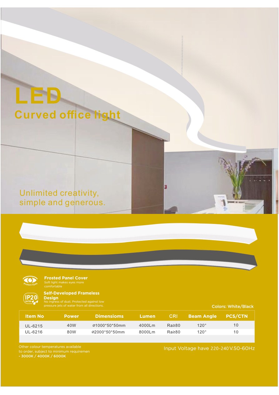 LED Commercial Light UL-6215 / UL-6216